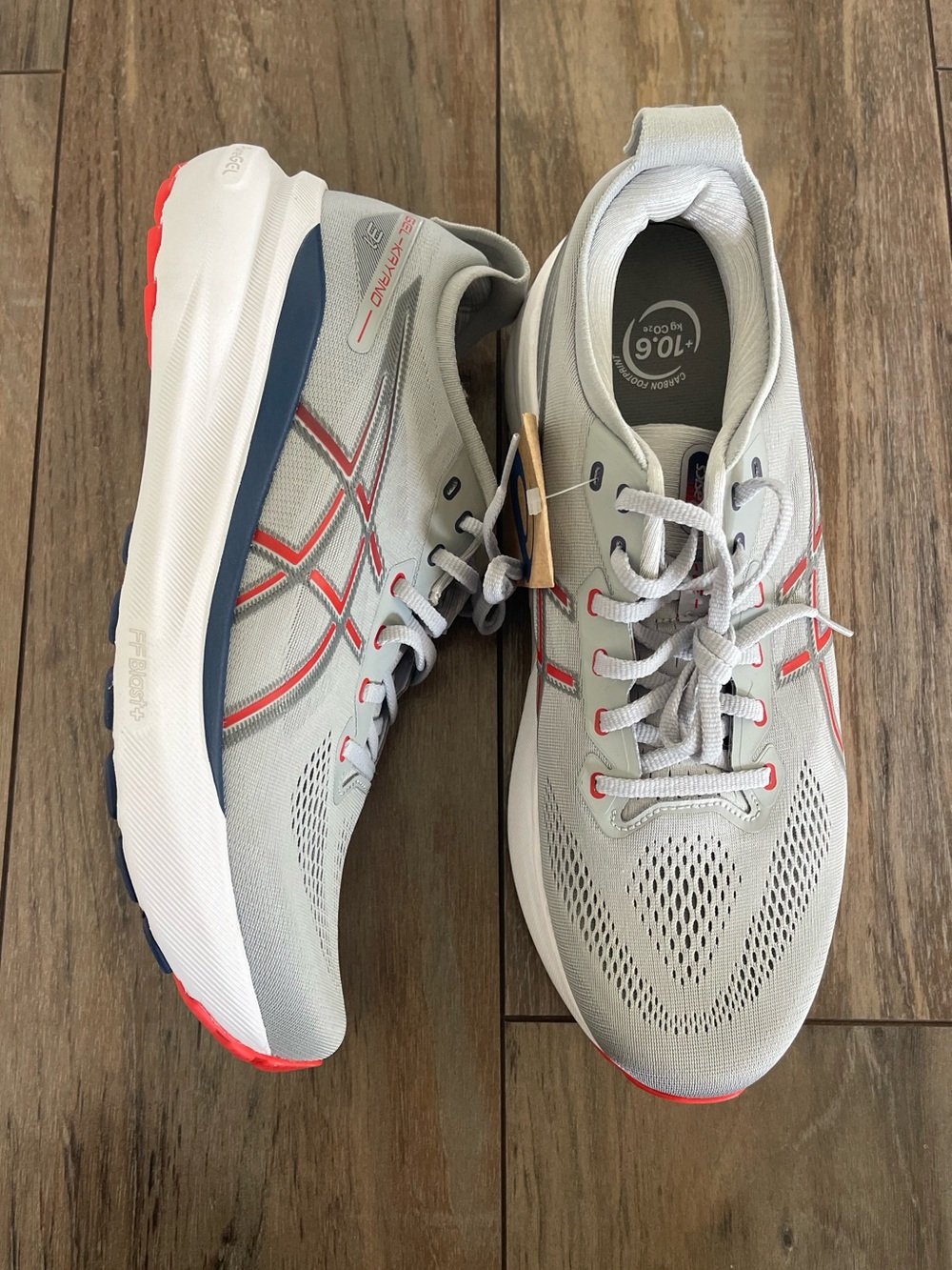 ASICS Men's GEL-Kayano 31 running shoes, Piedmont Grey New with tag size US 12